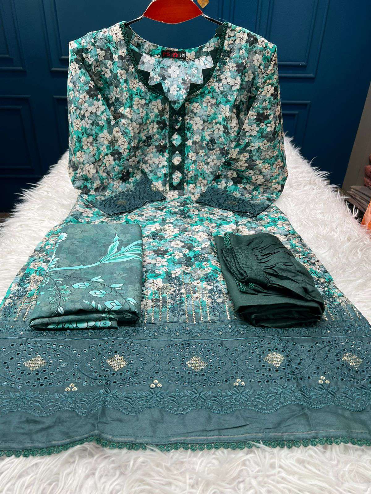999 Deals Dark Green Salwar Kameez