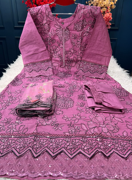 Fashionable Onion Stitched Salwar Kamiz - 2000