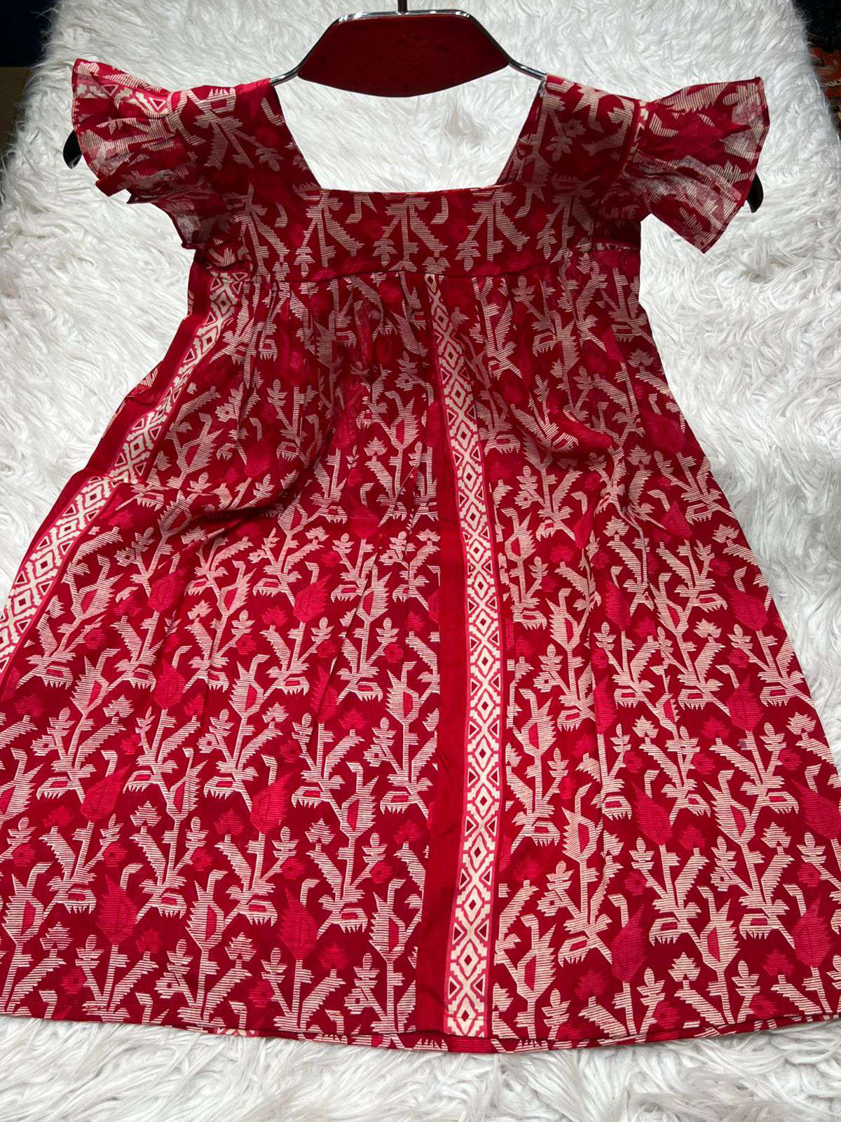 Princess Baby Girl Red Frock