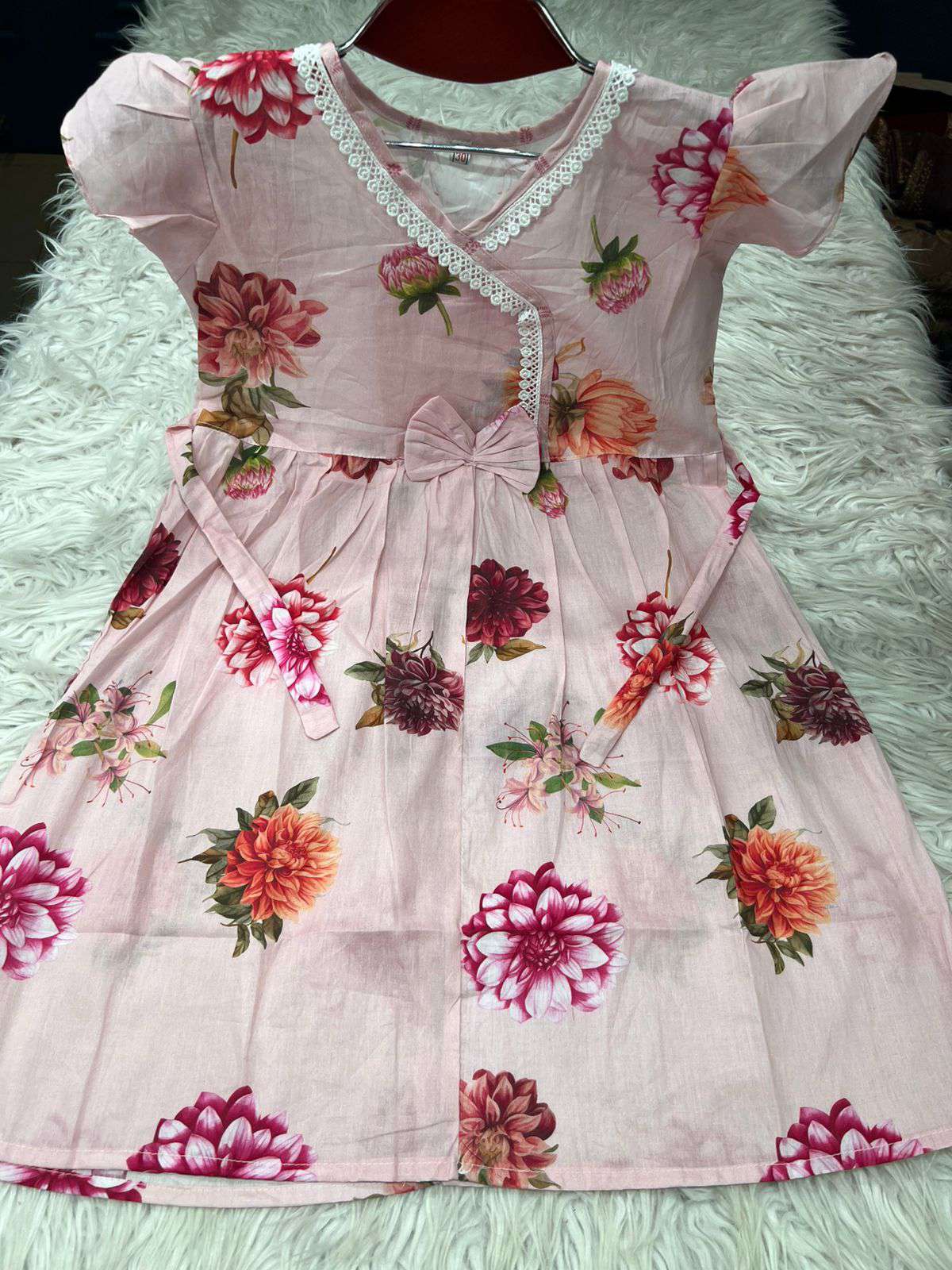 Rose Printed COCO Baby Frock