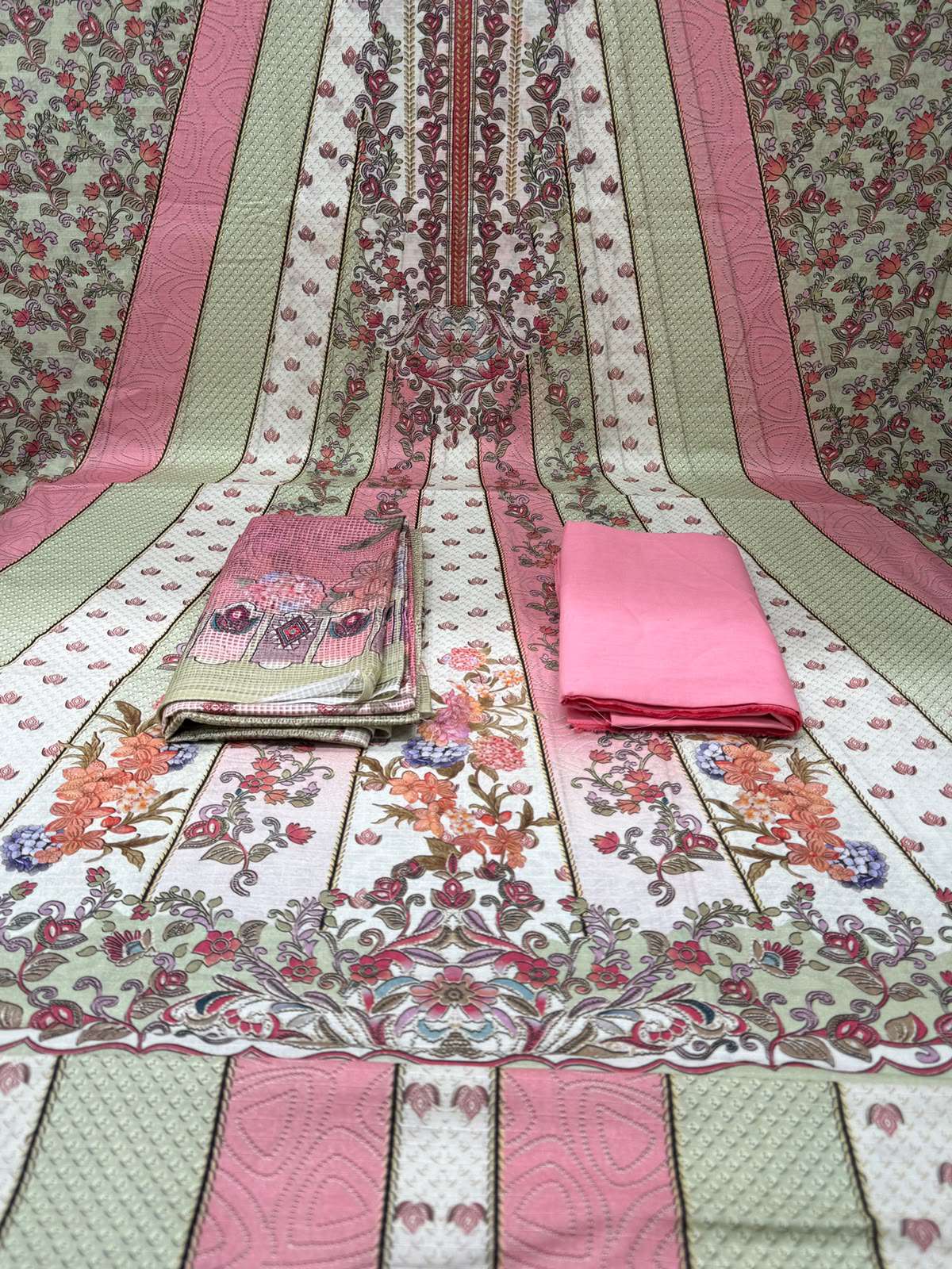 Phulmoti Step Cotton Unready Blush Set - 1050