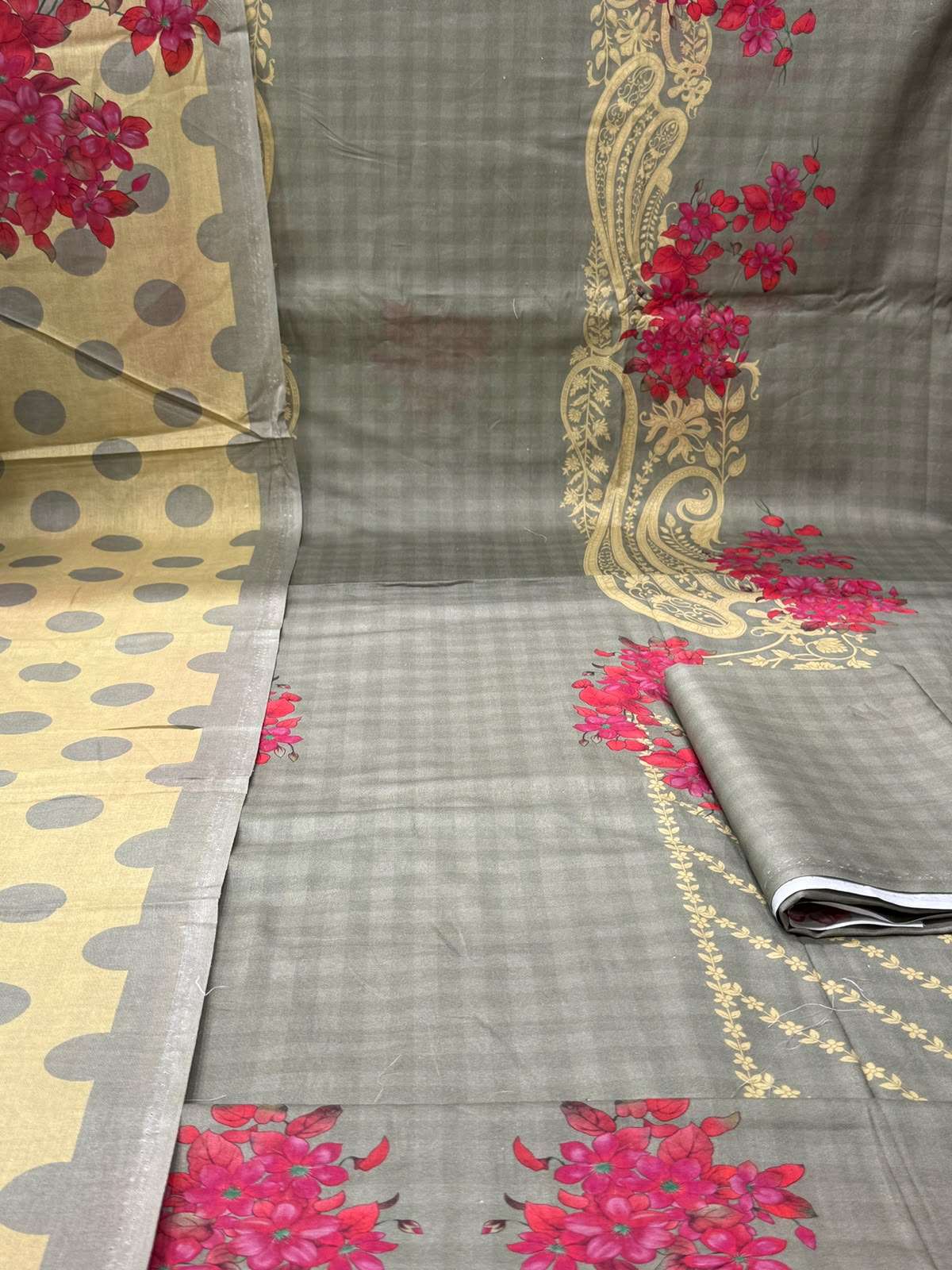 999 Green Luxury Lawn Dress