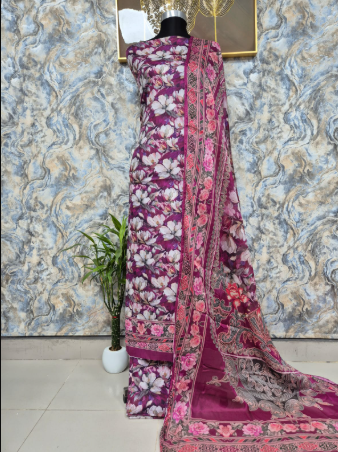 Trendy Everyday Comfort COCO Stitched Outfit Purple - 1250