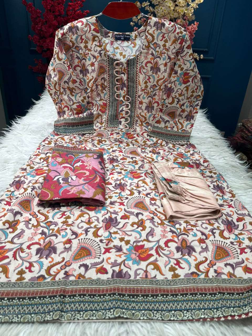 Phulmoti Step Cotton Unready Multi Set - 1150