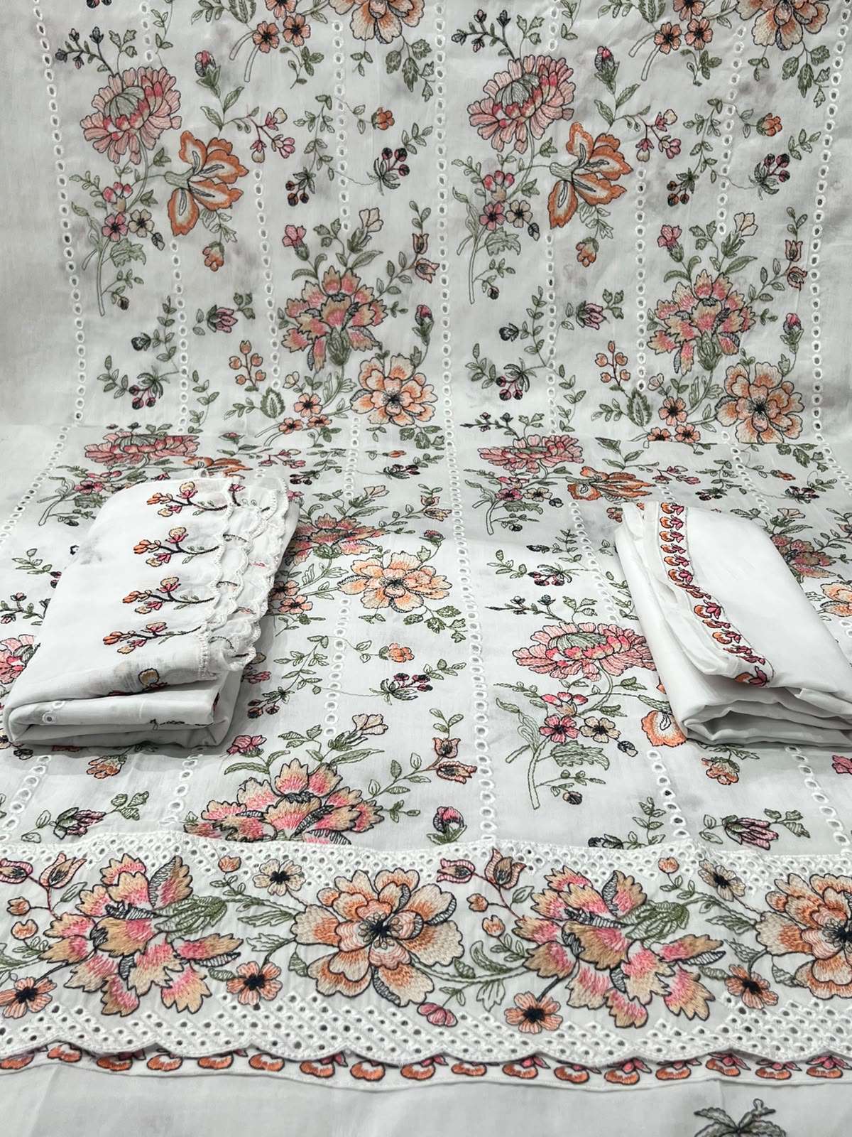 Molmol Cotton White Dress - 1650