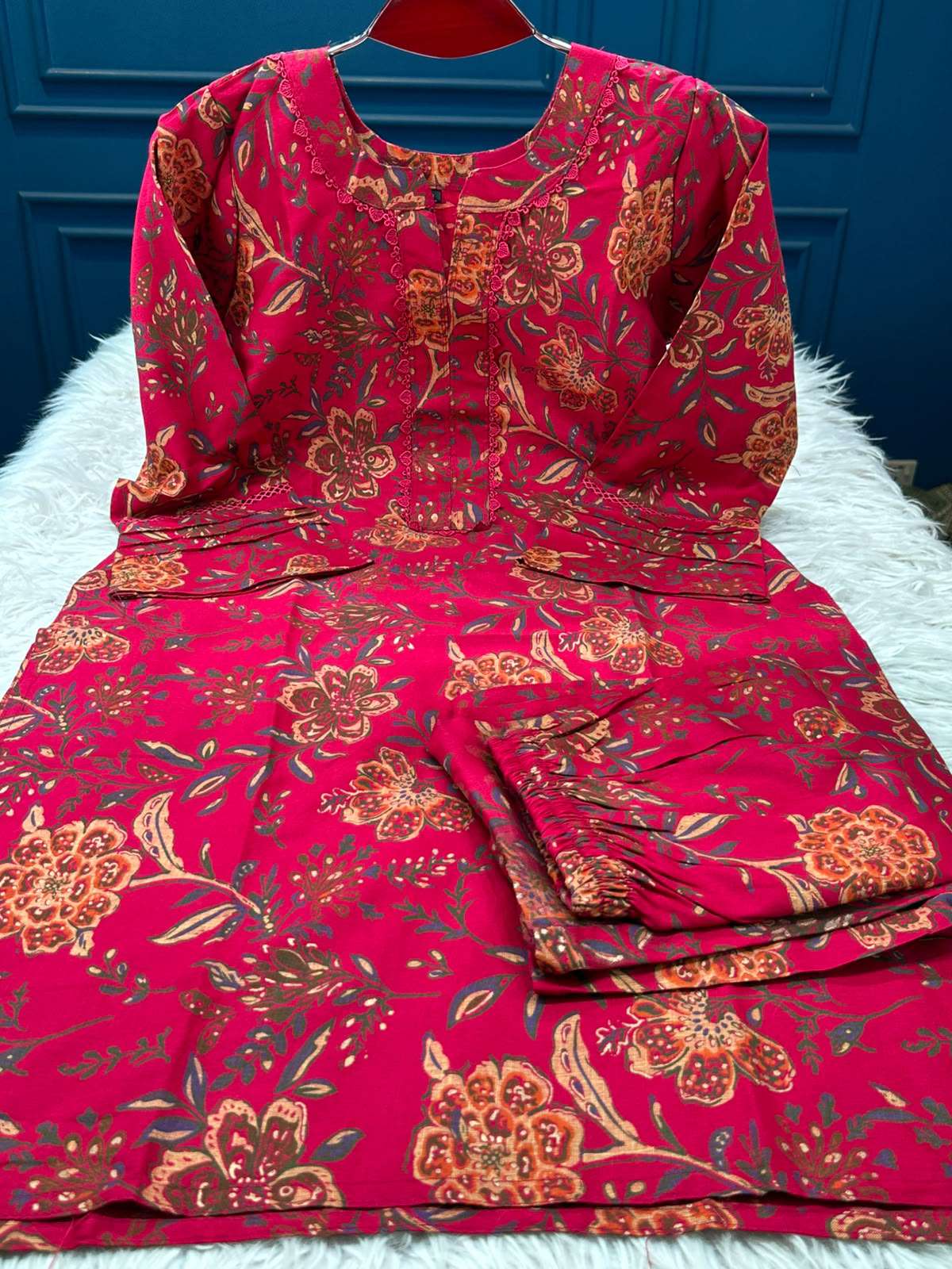 Maisha Gold Dragon Stitched Salwar Kamiz - 1050