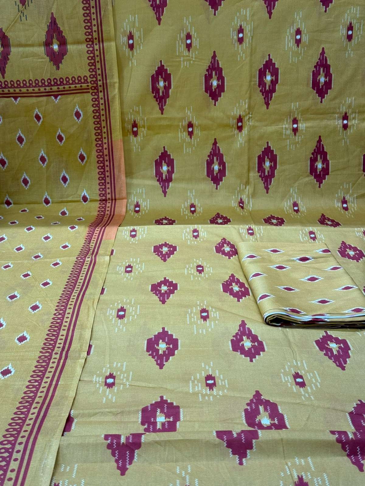 999 yellow Luxury Lawn Dress