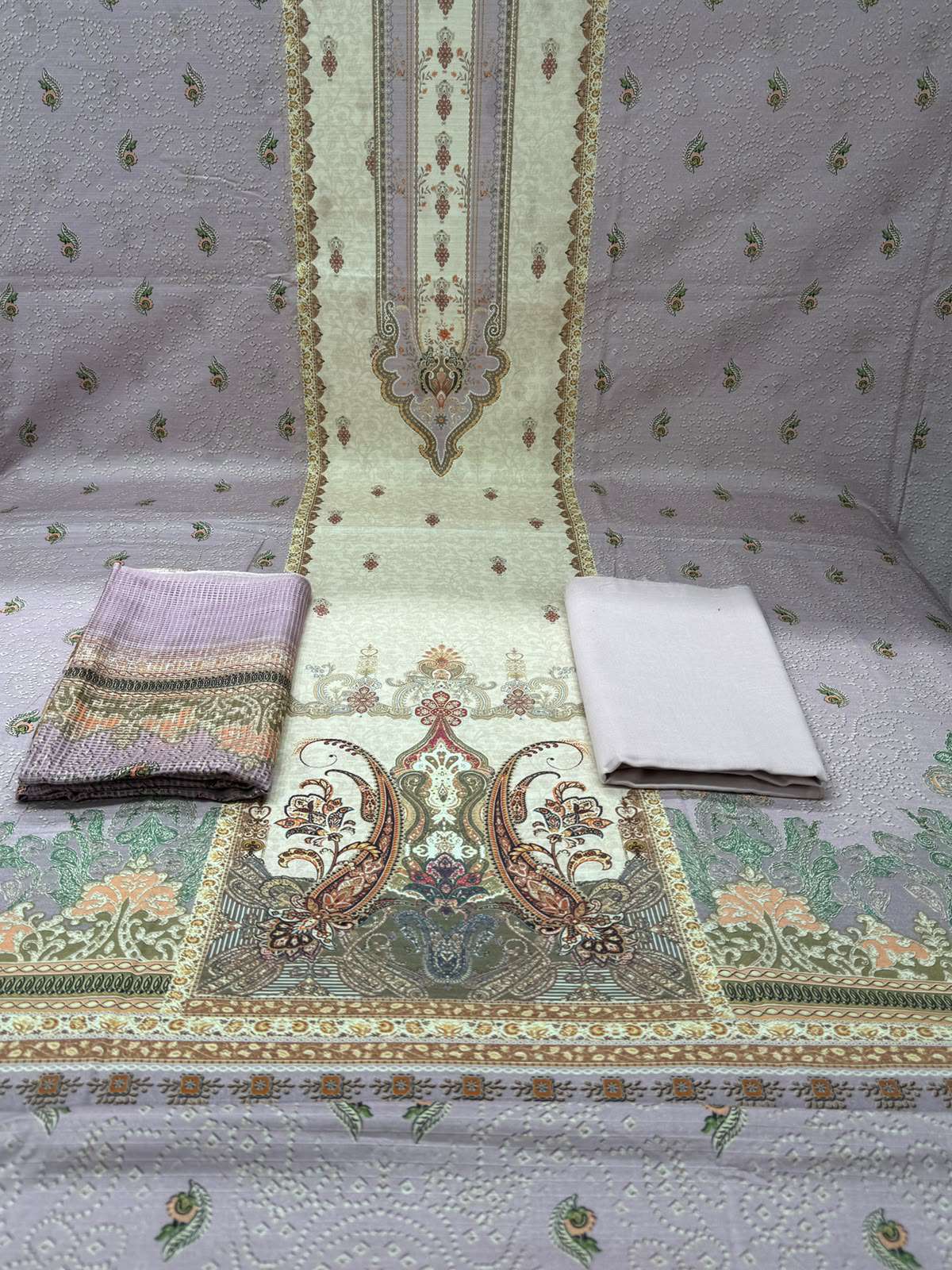 Phulmoti Step Cotton Unready Purple Set - 1050