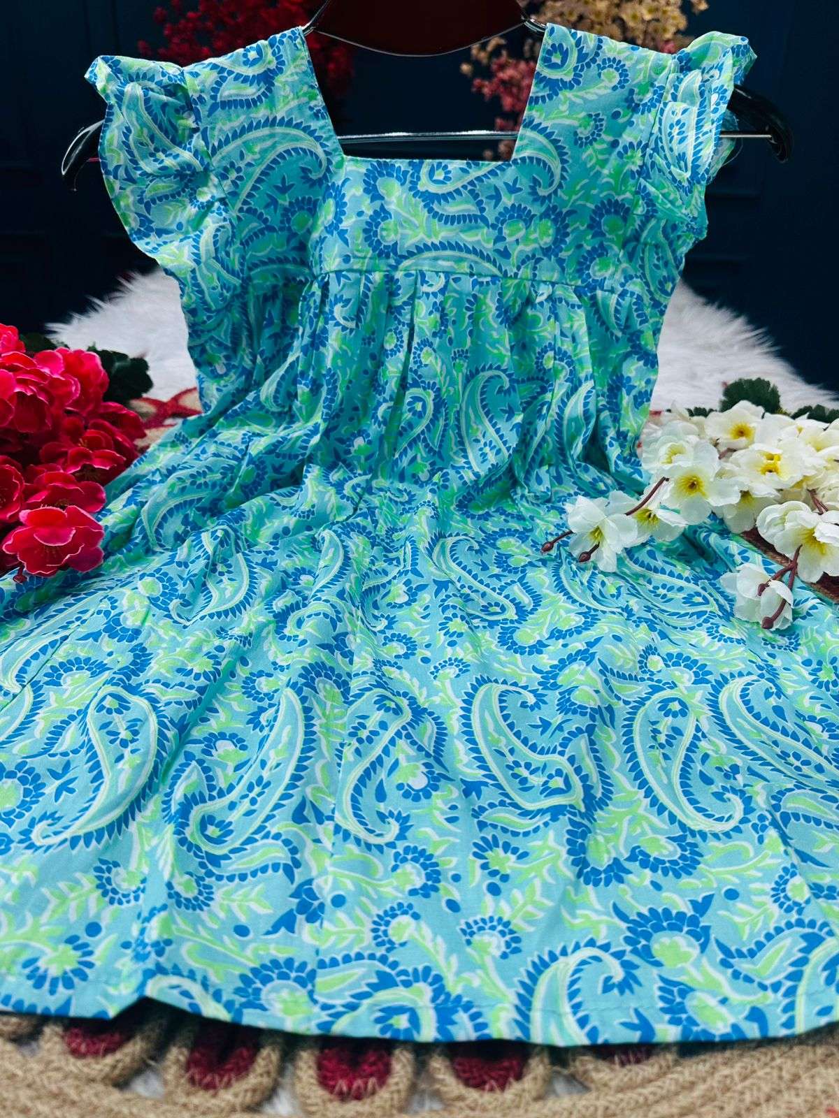 Adorable Paste Baby Frock