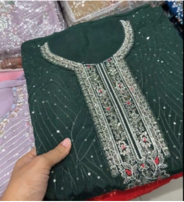 EID Special Pakistani Inspired Unstitched Chinon Collection - 1800 Torey
